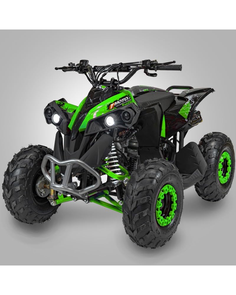 Quad Renegade Pro 110cc a Benzina – Quad a Benzina con Avviamento Elettrico, Retromarcia, Motore 4 Tempi, Pneumatici 6 Pollici (Verde)