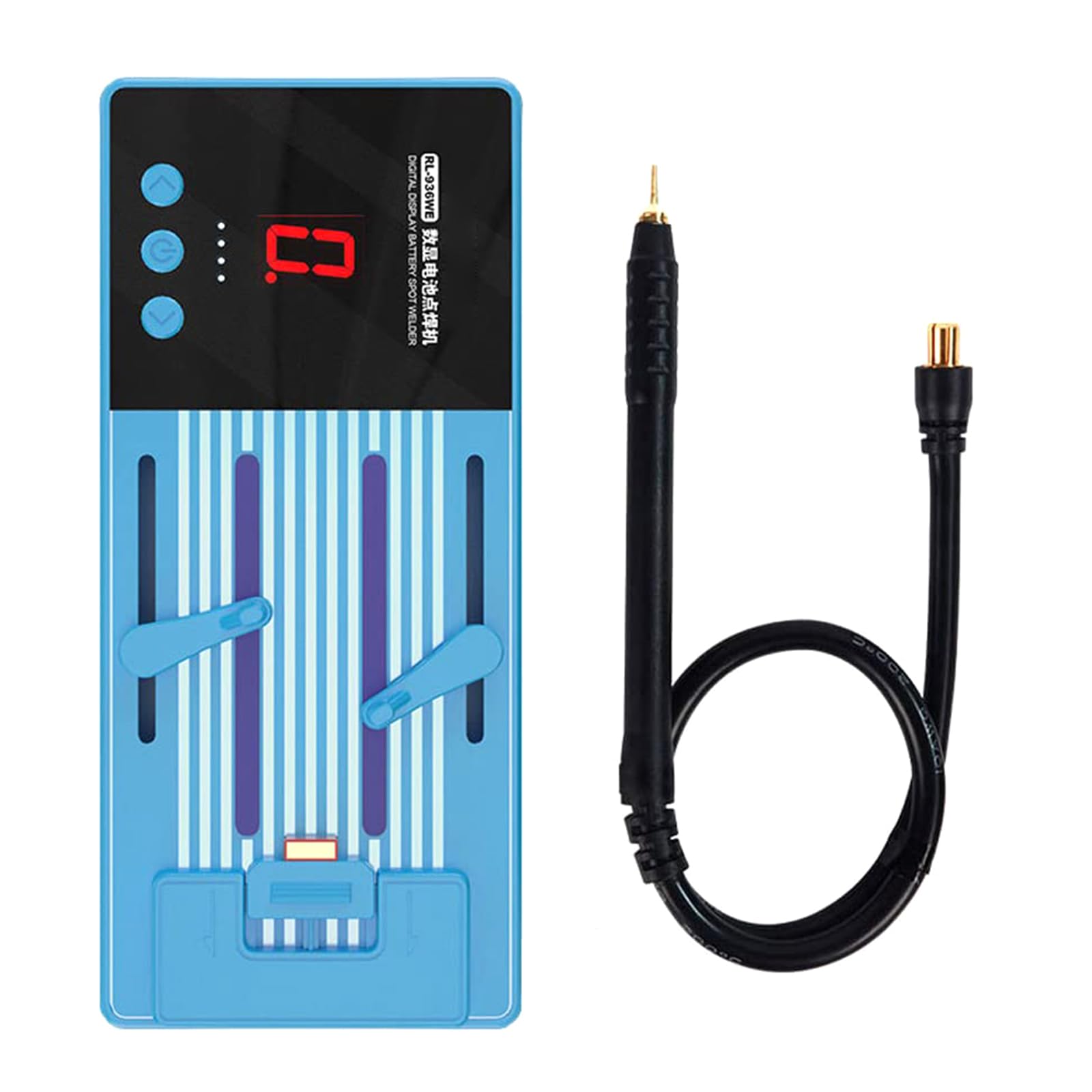 Buxuaaaa Portable Spots Welding Machine With 6 Adjustable Gears And Type C Recharging Electronic Repair Welder For Battery Repair Digital Display Welder