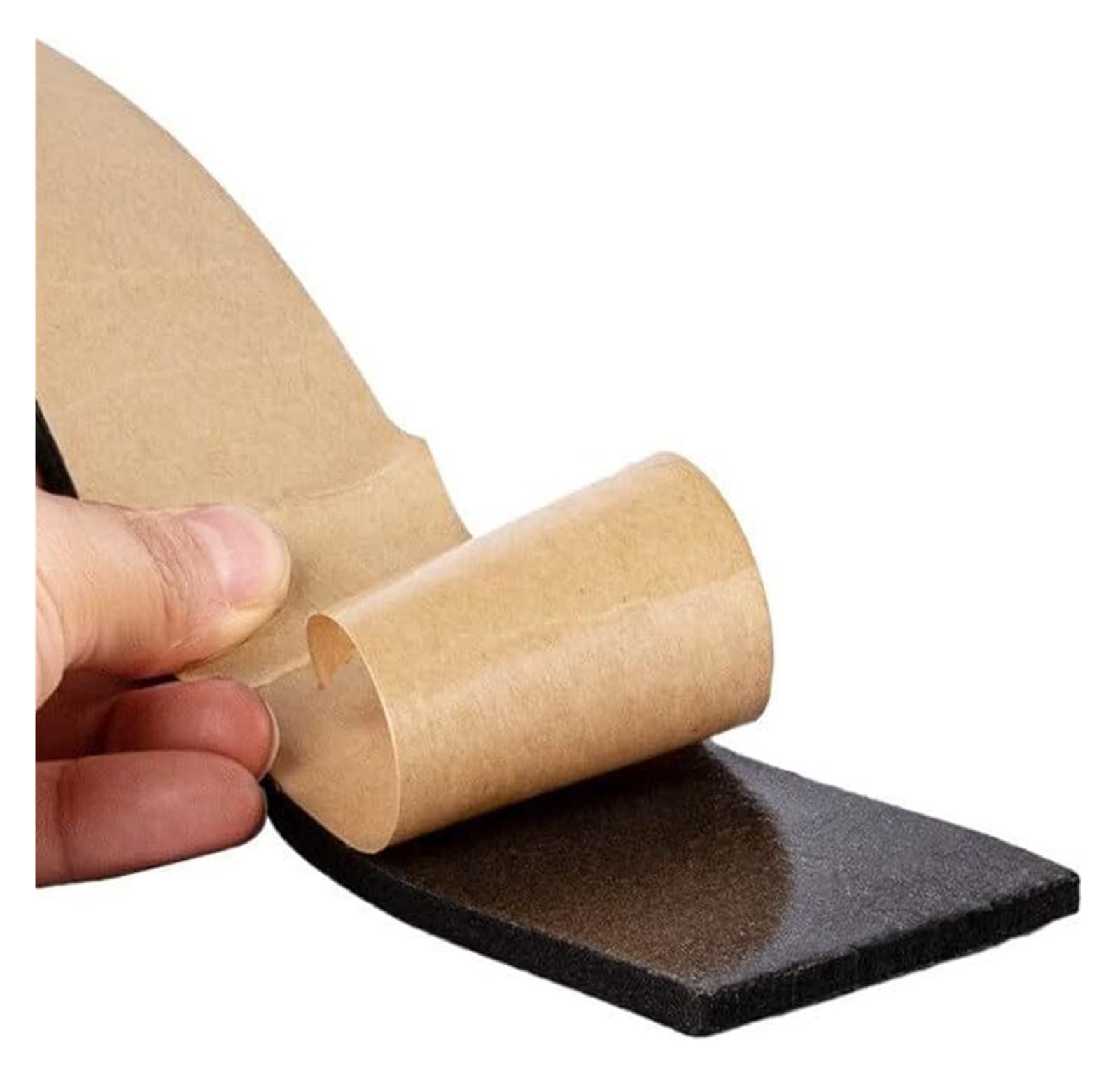 Tira De Sellado Esponja Autoadhesiva EPDM, Color Negro, Una Sola Cara