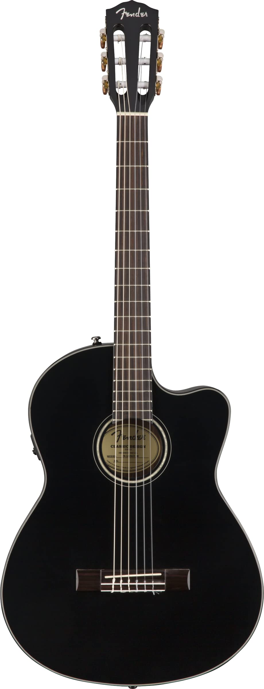 Amazon.com: Fender CN-140SCE Thinline Concert Nylon String