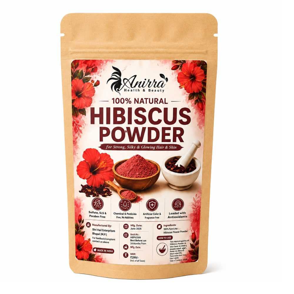 100% Natural Hibiscus Powder for Hair & Skin 100g | Promotes Hair Growth, Chemical & Pesticide Free, Sulphate & Paraben Free, Loaded with Antioxidants, For Hair Mask & Face Pack-picture-46