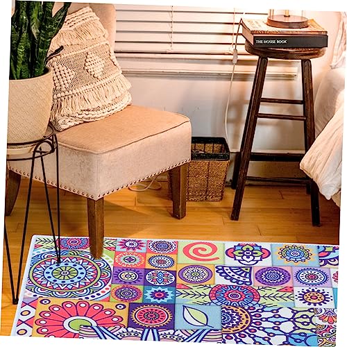 Tapis de sol cuisine antidérapant en polyester lot de 2 pcs Zerodeko - 3