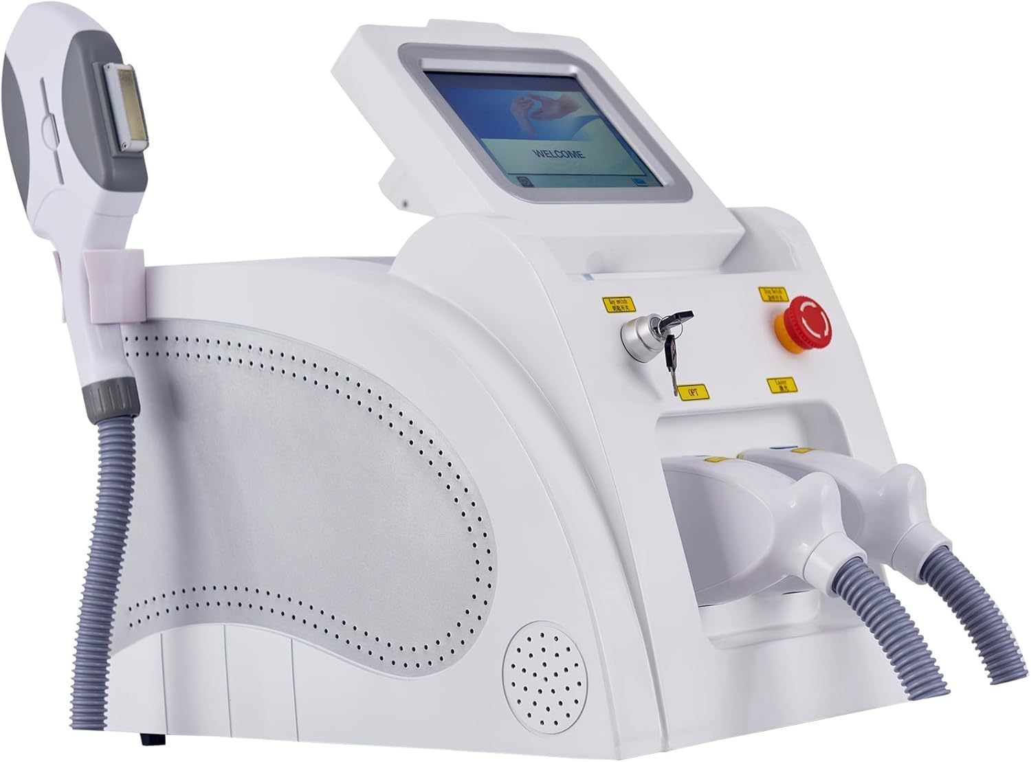 Máquina Para Depilación IPL Láser Congelado 2 en 1 OPT, Eliminación Láser de Tatuajes en Picosegundos Equipo Para el Cuidado de la piel