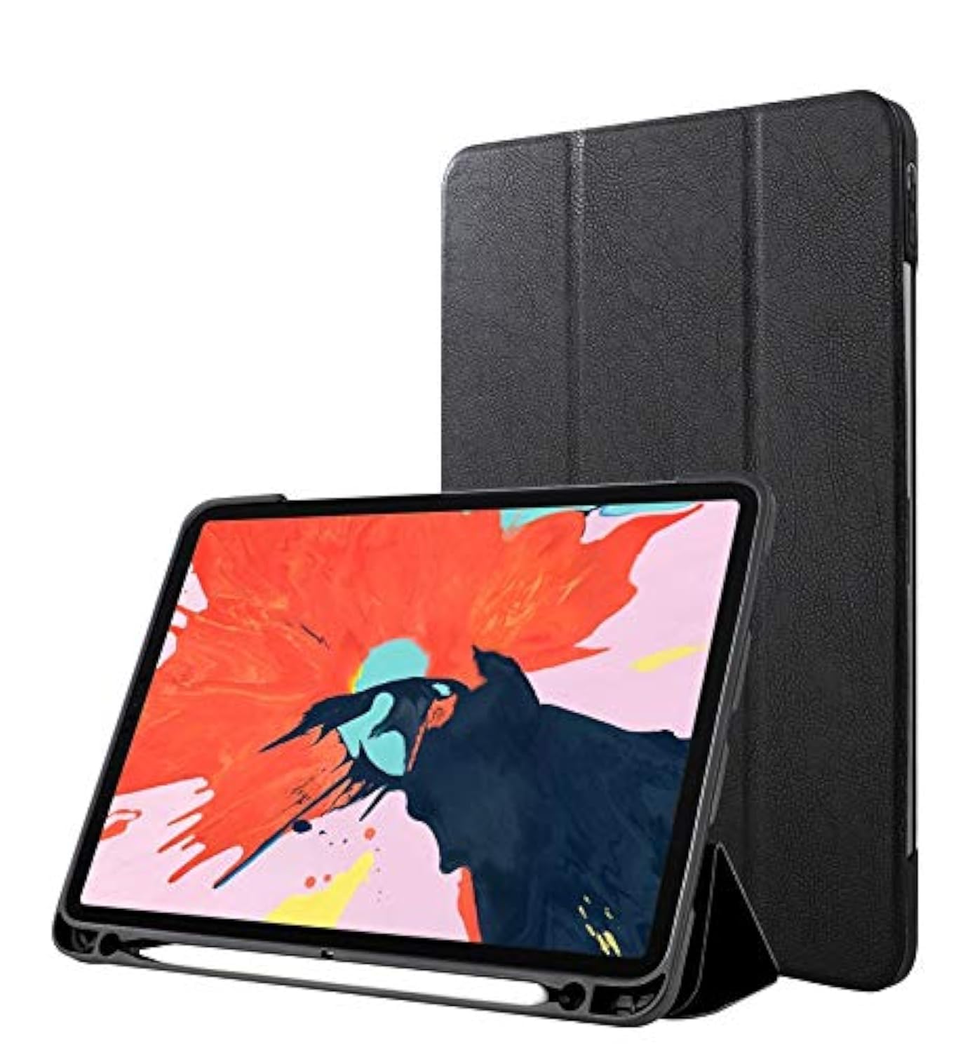 Oaky Case Compatible with iPad Pro 11" 2018 with Pencil Holder Case [Support Pencils Magnetic Attachment and Wireless Charging] 2018 Release - Black (B07L5KSSR8) Amazon Price History, Amazon Price Tracker