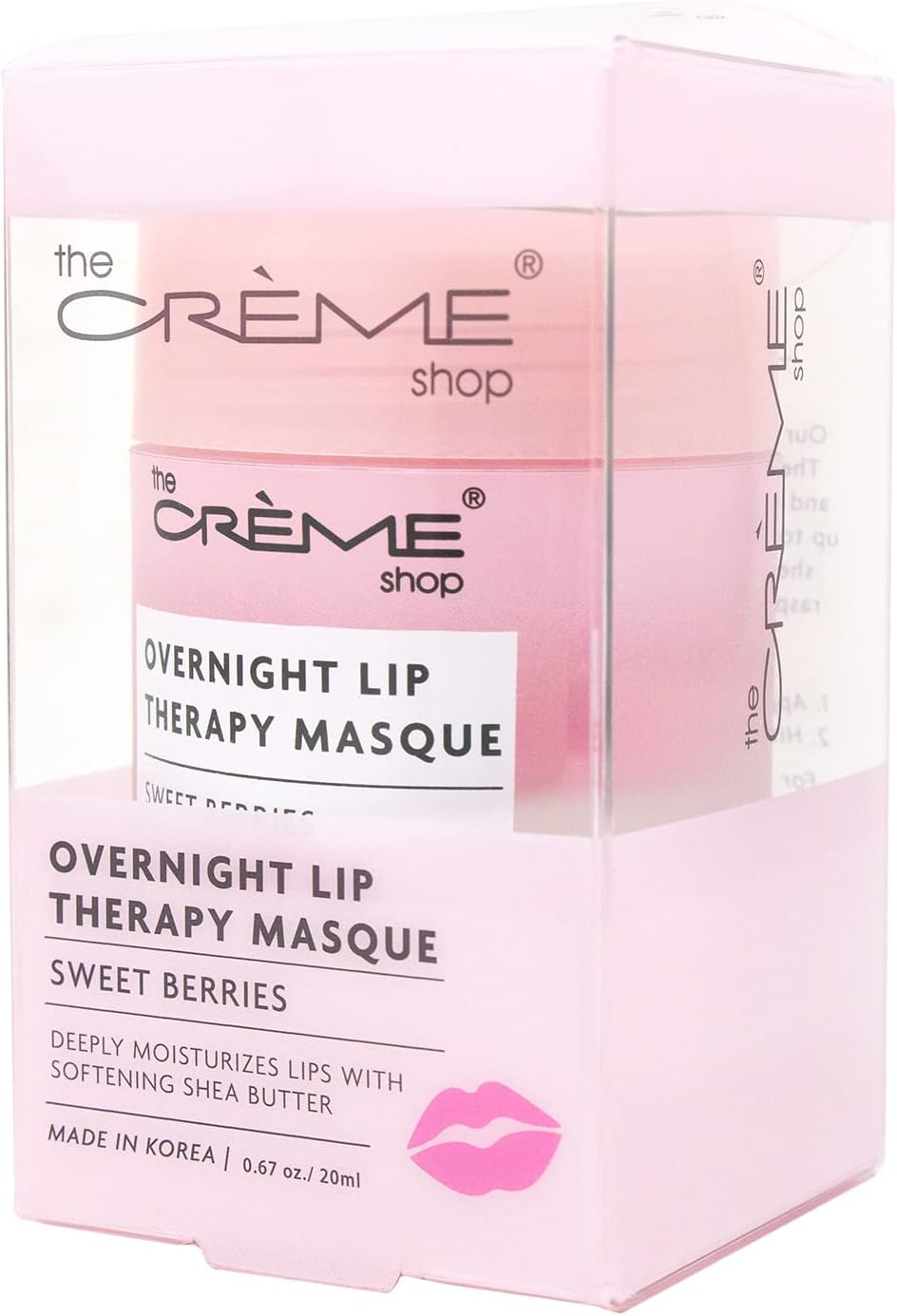 Overnight Lip Therapy. Plumping & Softening Mask. Dry Cracked Lip Balm Repair. Made In Korea. Sweet Berries
