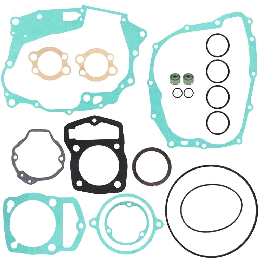 Premium Full Engine Gasket Set for Hon da XR200R XR200 1993-2002 CRF Compatible Models, Reinforced Fiber Sealing Kit Cylinder Head Cover Oil Pan​