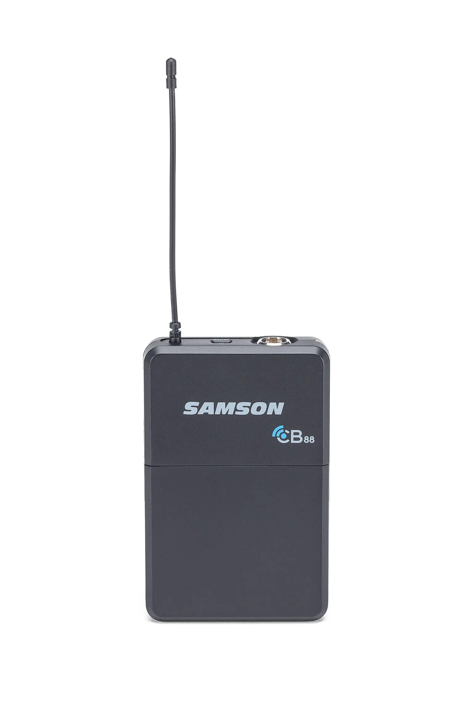 Samson Concert 88x Gitarren/Bass UHF-Funk-System (G-Band 863–865 MHz) – CB88 Beltpack mit Kabel, 100 Kanäle & True-Diversity Empfänger für Bühne, Proberaum & Live-Auftritte