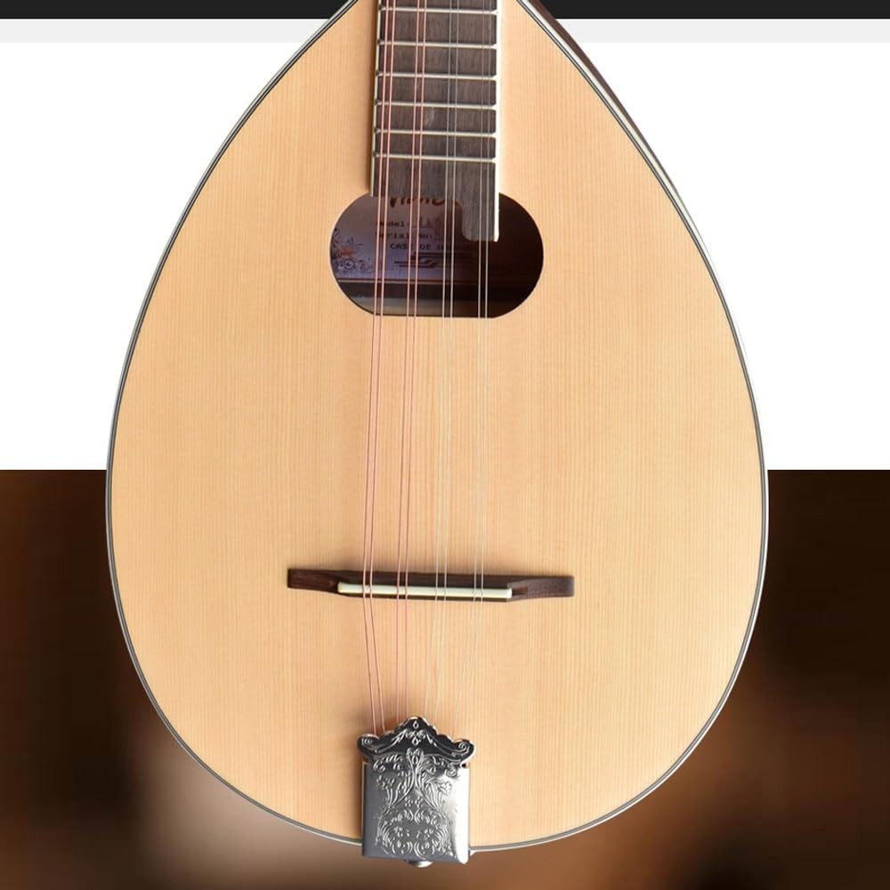 Mandolino tenore a goccia d'acqua, Octave, corpo in legno originale, 8 fili, pannello in abete, adatto per principianti e professionisti
