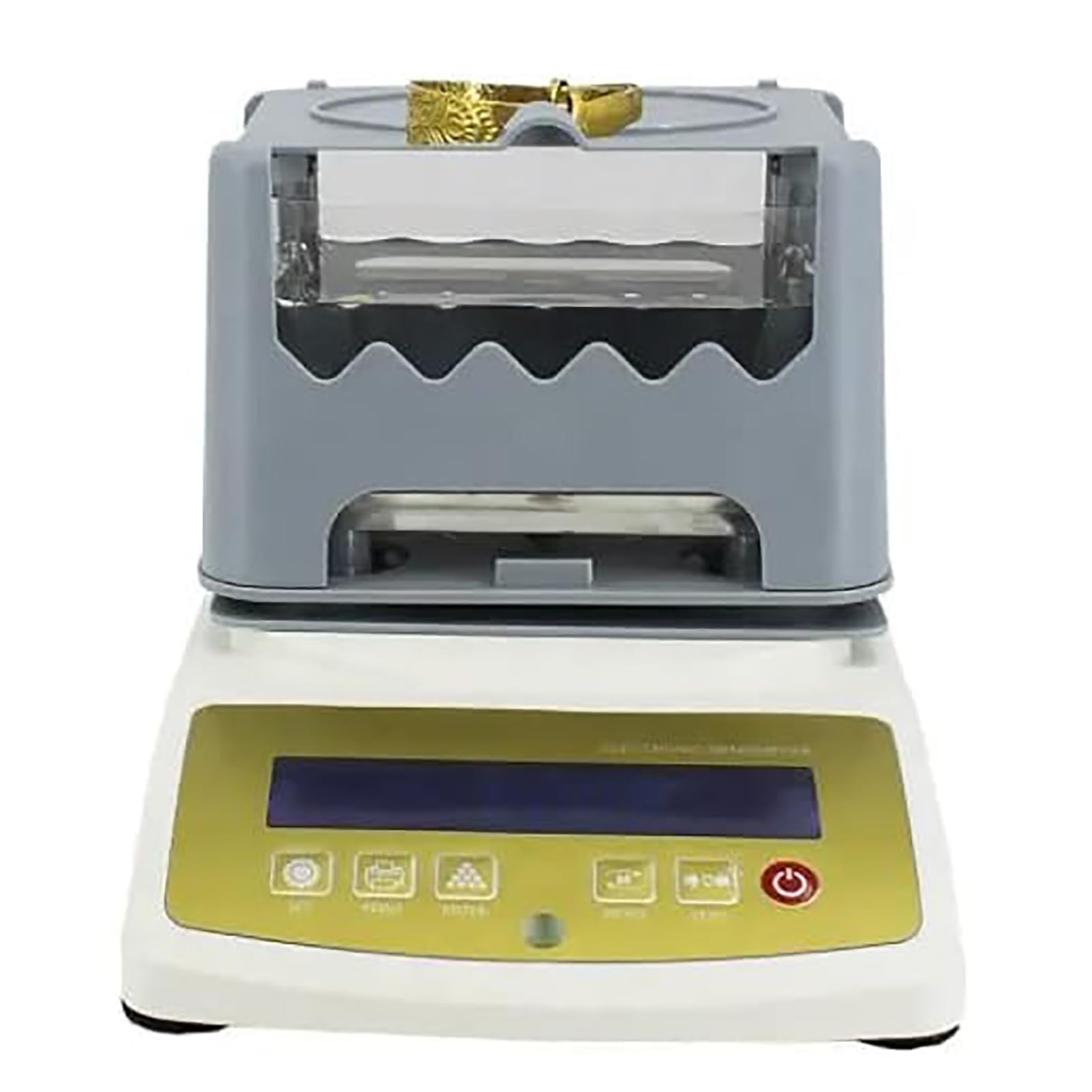 Cyfrowy elektroniczny analizator czystości złota metali szlachetnych, tester gęstości, detektor karatów o maksymalnej wadze 1200 g i rozdzielczości gęstości 0,0001 g/cm3