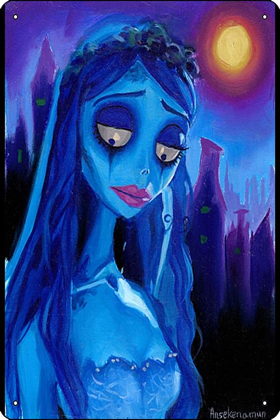 Amazon.com : Corpse Bride Poster Metal Tin Sign Plaque Man Cave Wall ...