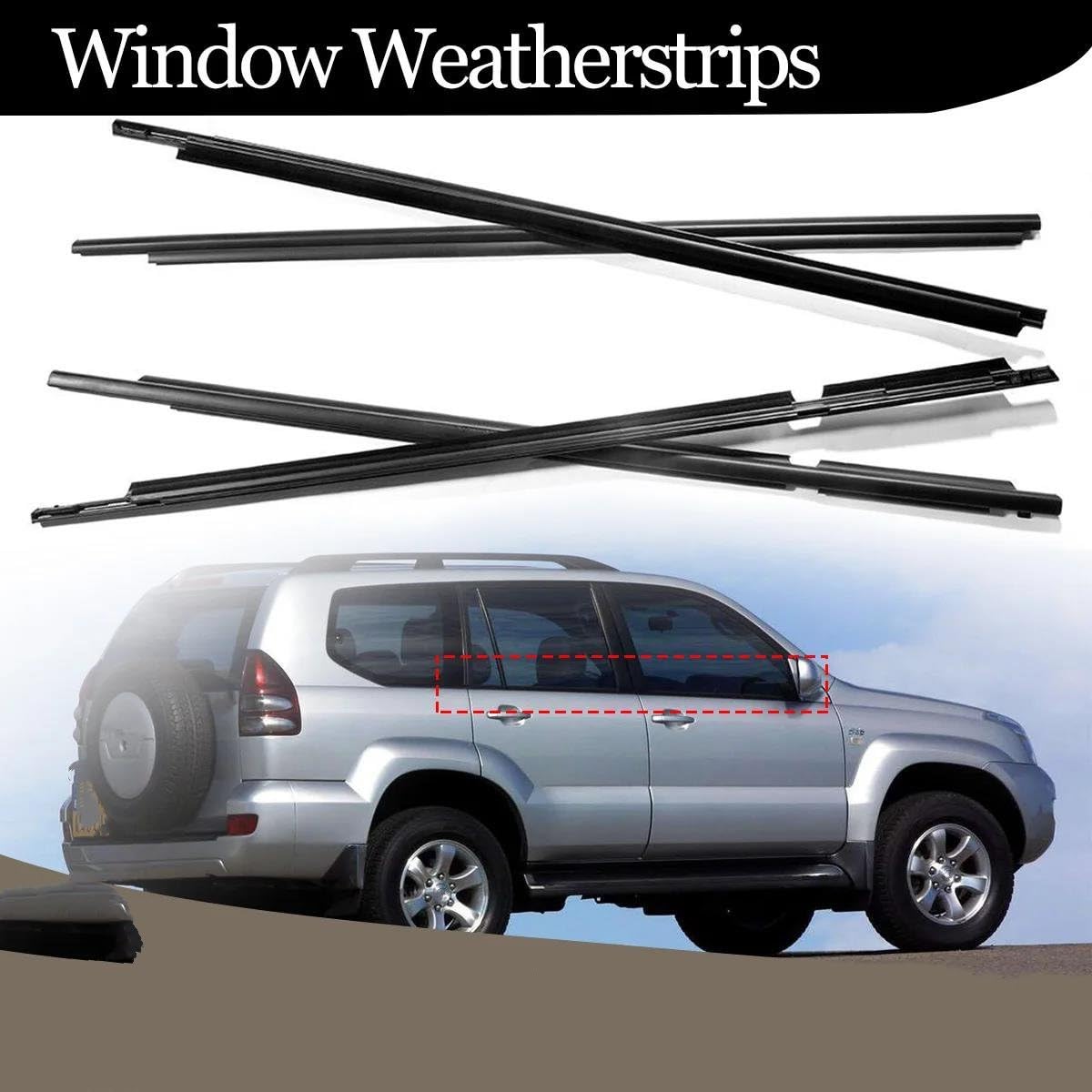 Guarnizione Portellone Posteriore Per Land Cruiser Prado 120 E GX470 – Impermeabile E Antivento