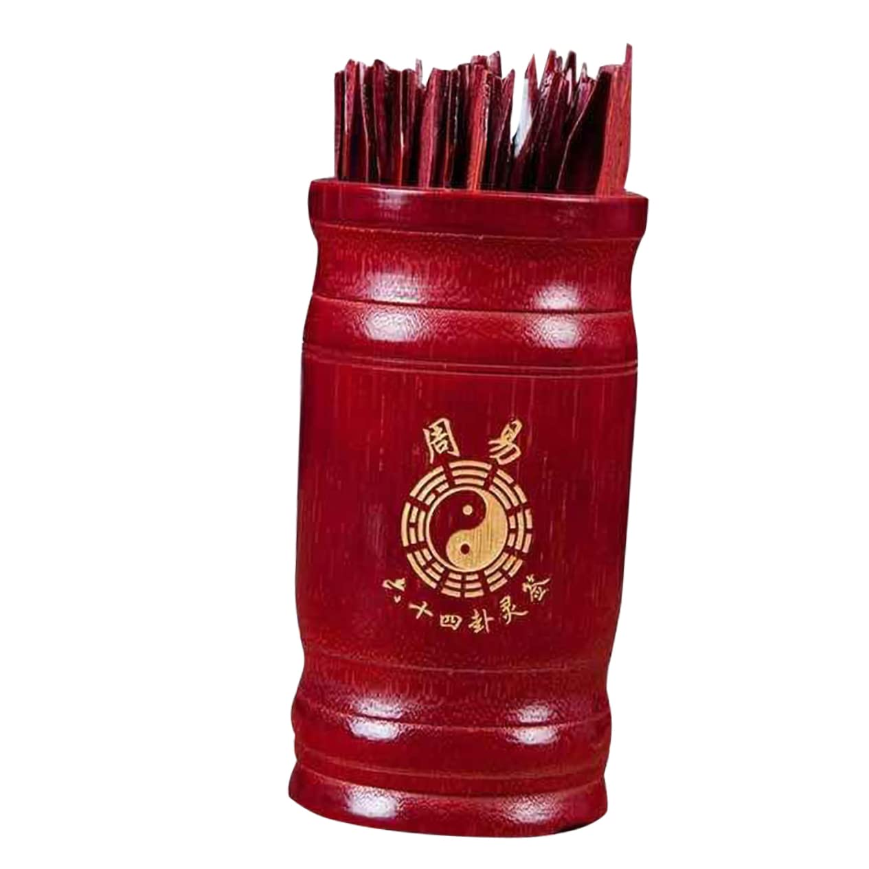 DECHOUS 64 Hexagram Sign Divination Game Sticks Chinese Fortune Telling Stick Set Home Temple Decor