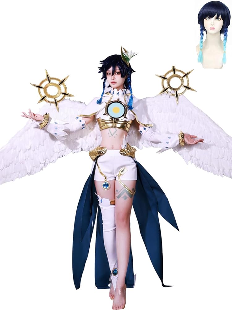 Amazon.co.jp: 【COSPLEE】原神 風神 ウェンティ コスプレ 衣装