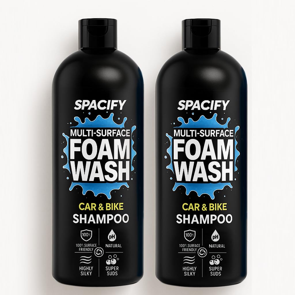 Car Shampoo 1 Litre PACK OF 2 And Bike Washing Kit | pH Neutral Liquid Formula Superior Sudding Action For Foam Cannon And Bucket Wash (PACK OF 2) (2)-image-45
