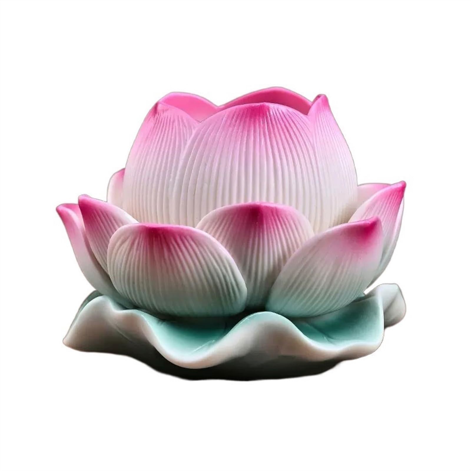 Candle Holder Garden Decoration Candle Holder Ceramic Lotus Home Ornaments Decorate Candlestick