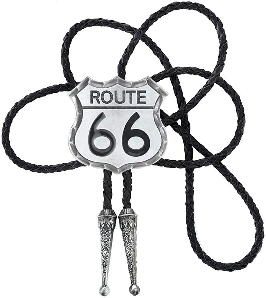 Set 4 Cravatte Bolo In Pelle Per Uomo E Donna - Stile Western, Regolabili, Con Pendenti - Foto 6