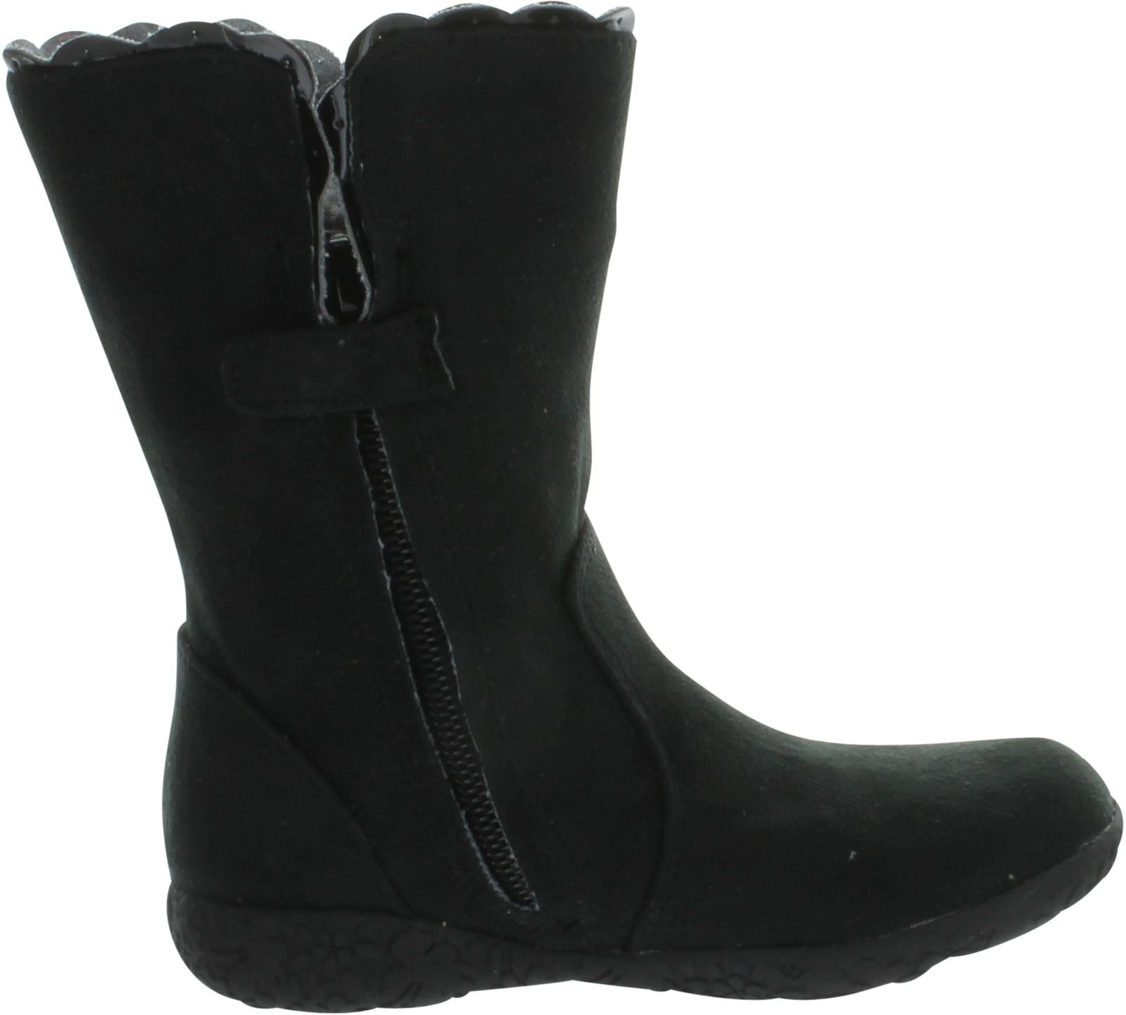 Nina Roses Boot (Toddler),Black Patent,8 Toddler M US