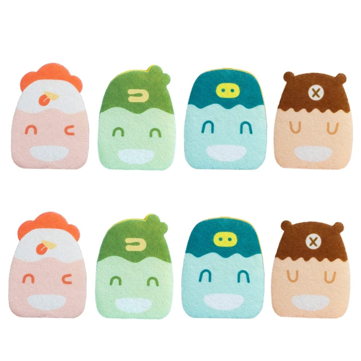 minkissy 3 Juegos Borradores De Esponja Esponjas De Baño Esponja para Fregar Platos Almohadilla De Esponja para Lavar Platos Esponja De Baño Limpieza Baño Esponja De Limpieza 8 Uds * 3