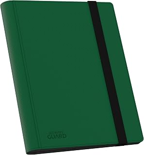 Ultimate Guard Flexxfolio 360-XenoSkin de 18 Bolsillos Álbum de Tarjetas, Liso, Color Verde, Medium (UGD010206)