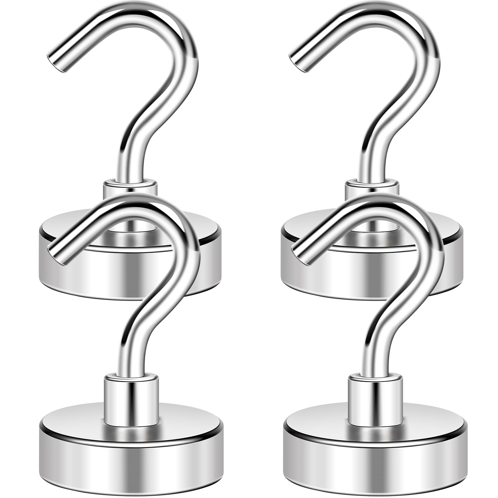 LOVIMAG Black Magnetic Hooks, 150LBS Magnet Hooks for Hanging Heavy Duty, Magnetic Hooks Cruise for Home Improvement Must Haves,Toolbox, Kitchen, Locker, Refrigerator, Metal Door, Home etc- 2 Pack — Amazon image 22