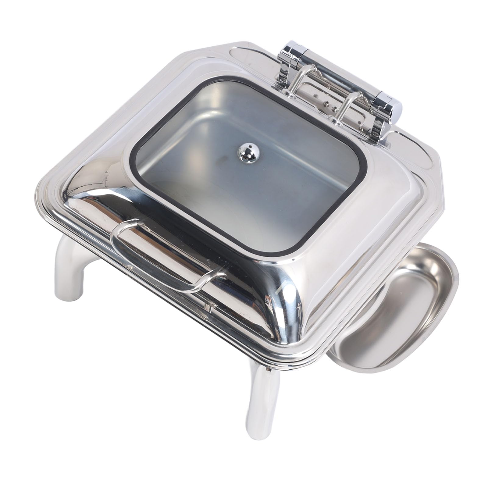 SIXRUN Set Scaldavivande a Buffet in Acciaio Inox 6 L, Scaldavivande