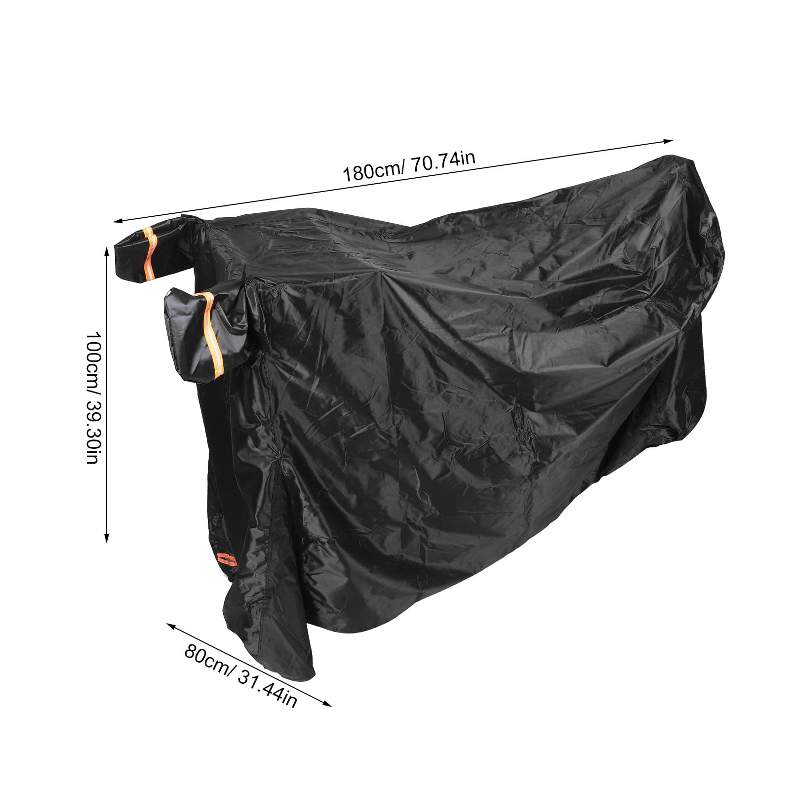 Operitacx Funda resistente para triciclo, impermeable, de tela Oxford, para proteger del polvo y la lluvia de patinetes eléctricos de tres ruedas y para almacenamiento en exteriores. Medidas: 70,87 x