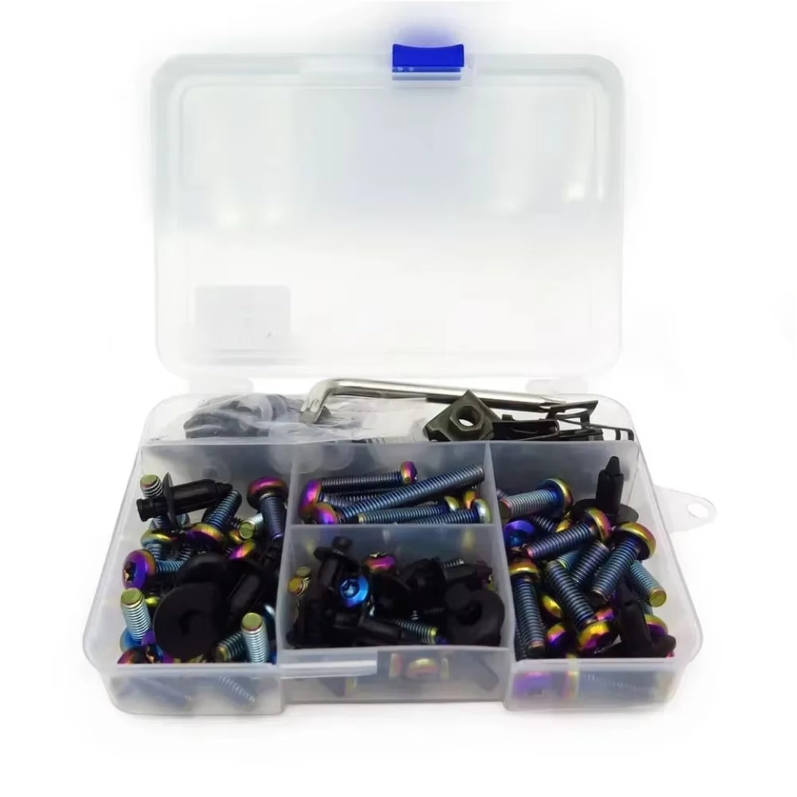 Viti per motociclette Compatibile Con Accessori Universali Per Moto Parti Di Ricambio Per Viti Per Carenatura Completa Multicolore In Acciaio Inossidabile