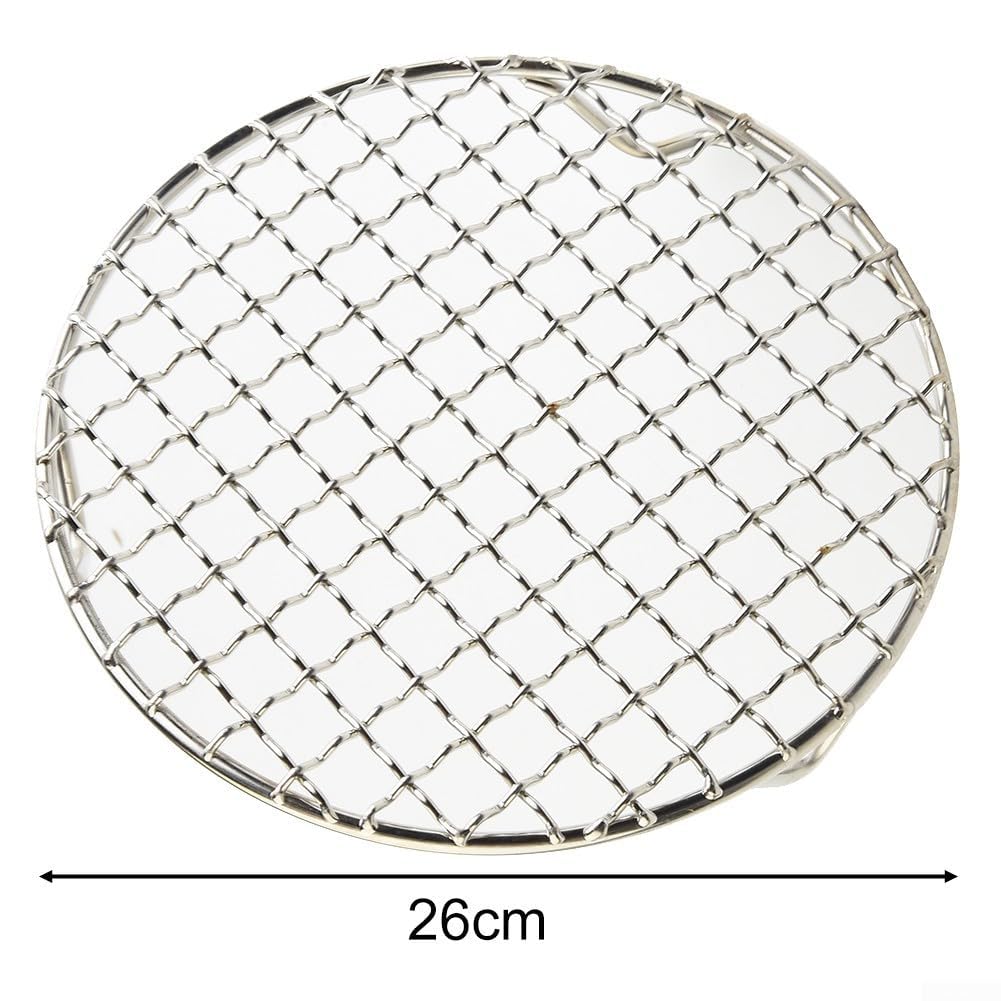 Grille de refroidissement ronde acier inoxydable 201 13-35 cm pour cuisson vapeur barbecue friteuse air 26 cm