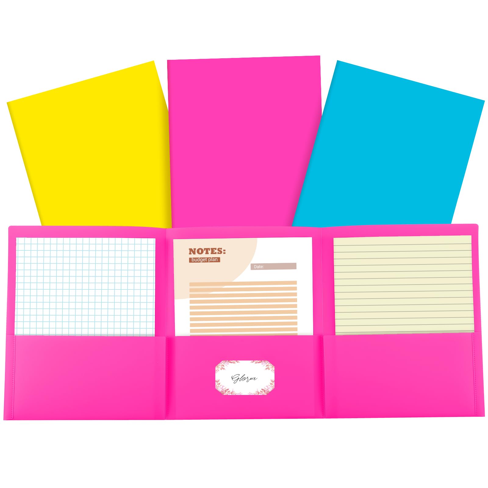 Tri Paper Folder Snapklik.com : Dunzoom 3 Pcs Tri Fold Folders