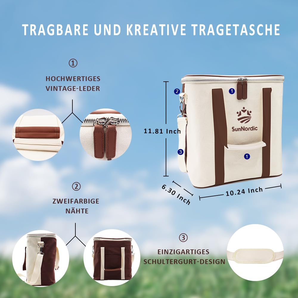 SunNordic Kubb Juego de Lanzamiento Vikingo, Juego de ajedrez Sueco Hecho de Madera de Caucho de, Incluye Bolsa de Lona e Instrucciones de Juego, Juego Robusto de Kubb Yard para niños y