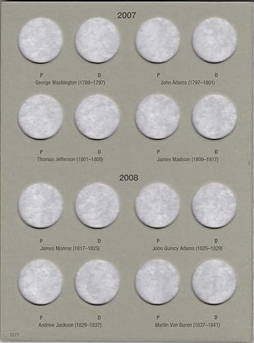 Miniatura 2 de H.E. Harris & Co. Conjunto de dos volúmenes del dólar presidencial estadounidense de 2007 # 2277, 2278