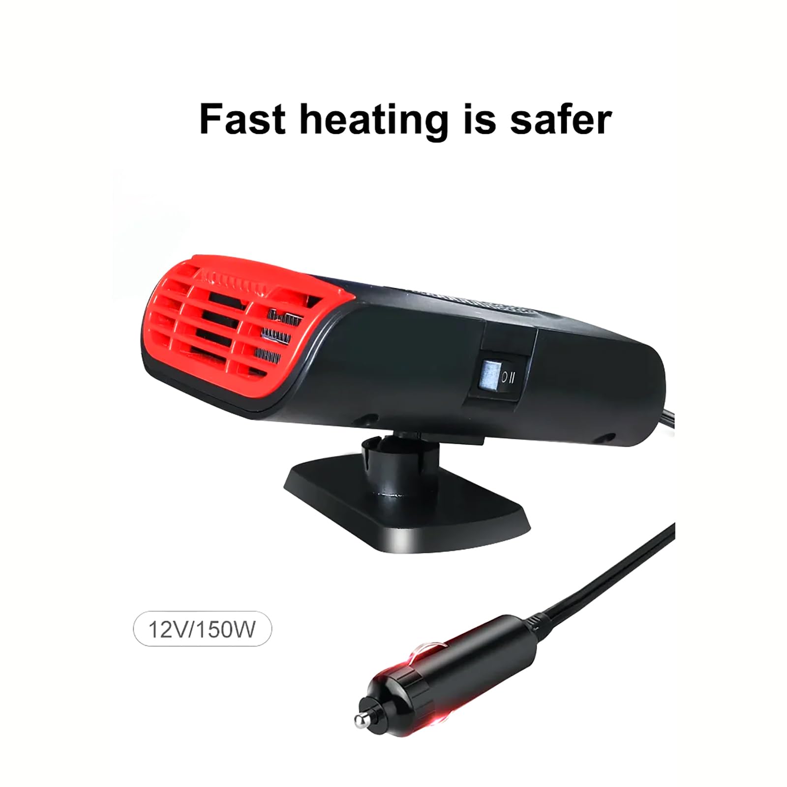 Riscaldatore Auto 12V 50W - Scaldabene Portatile Per Sbrinare E Riscaldare - Foto 9