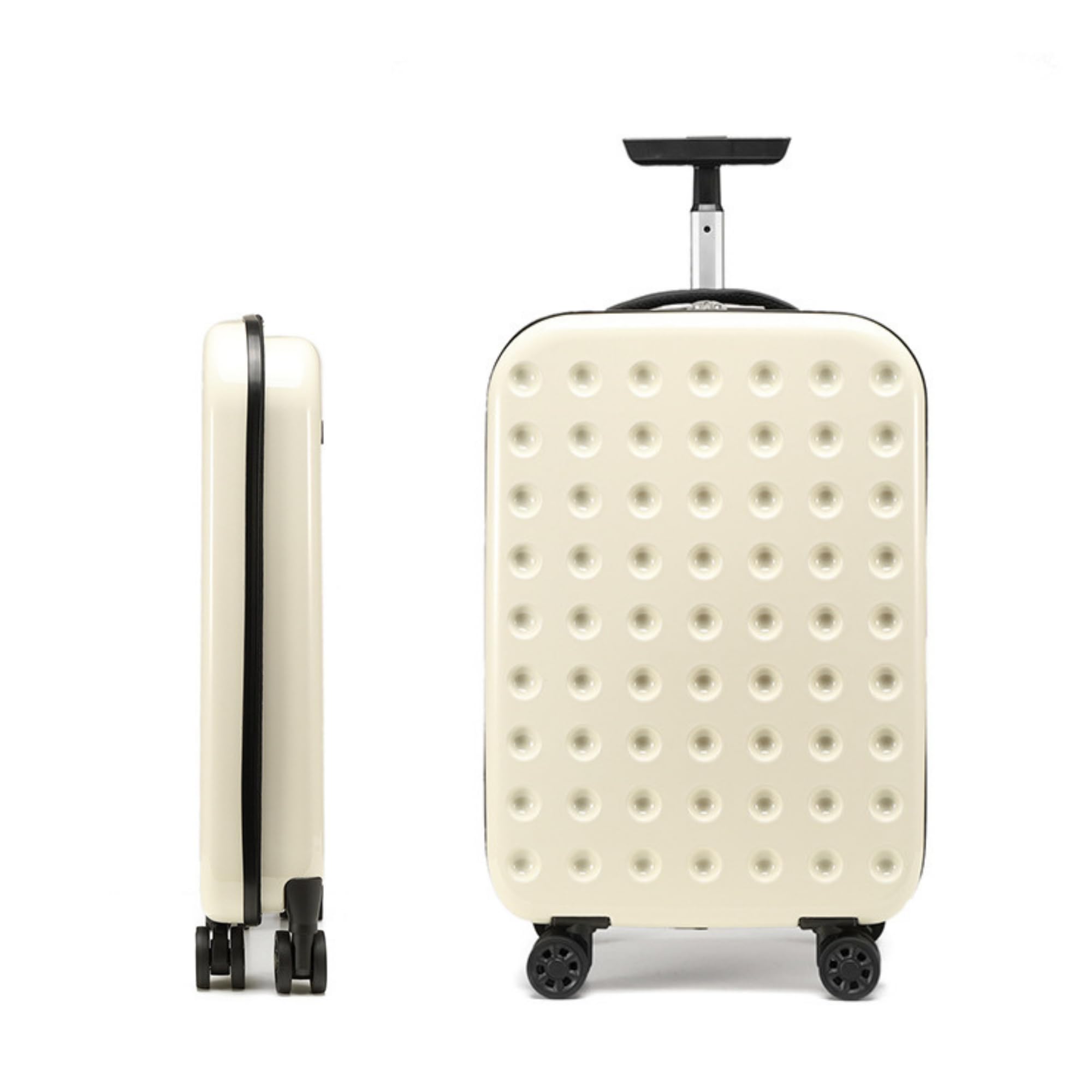 MAGIC SELECT Maleta de Cabina ABS Plegable, 55 CM, 45L | Trolley Rígida, 4 Ruedas Dobles, Mango Telescópico, Incluye Candado de Combinación