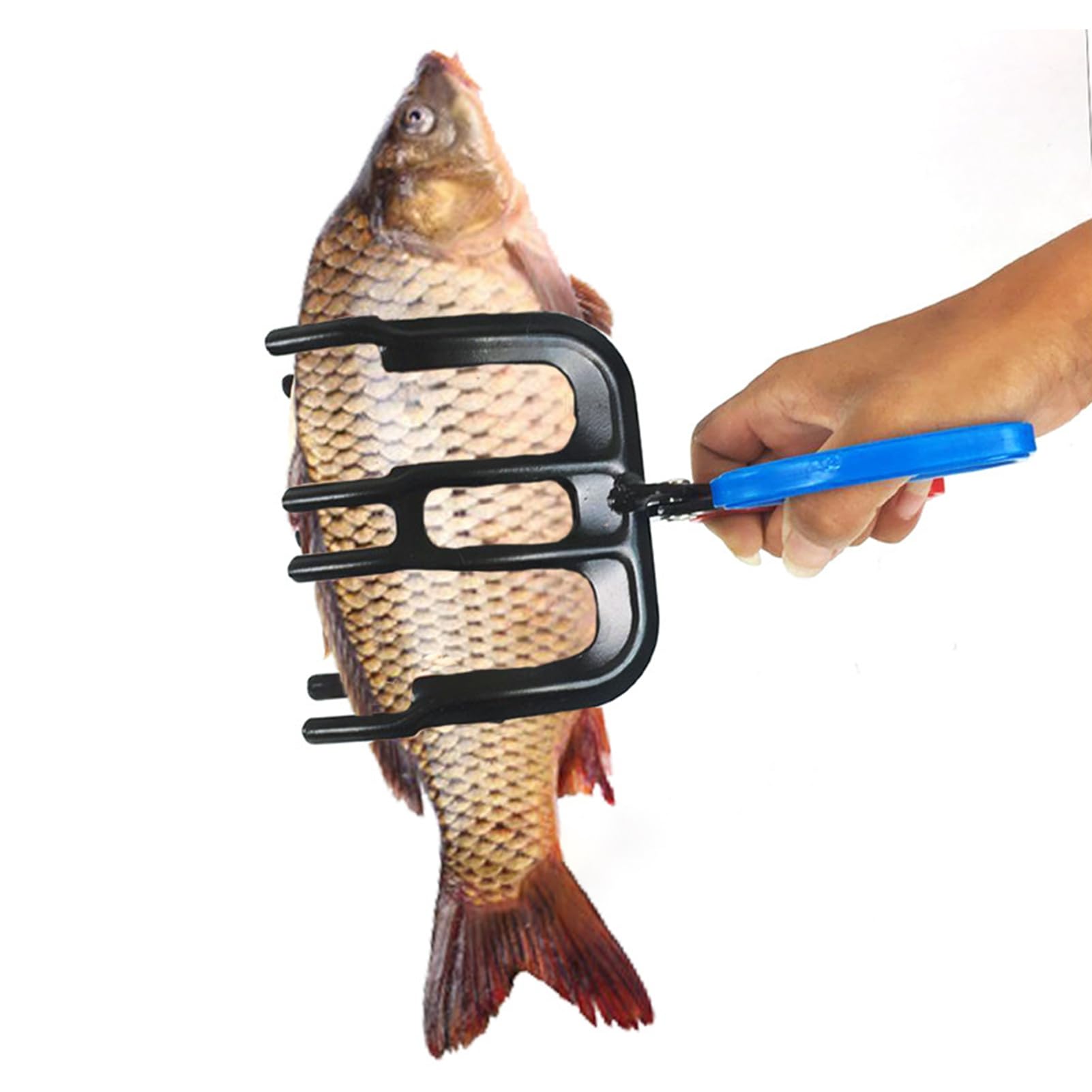 Worparsen Fishing Pliers Gripper Metal Fish Control Clamp Claw 3 Claw Fish Gripper Tong Grip Tackle Tool Anti-Slip Fish Claw Gripper Fish Grabber Claw for Fish Grip Tackle Holder A