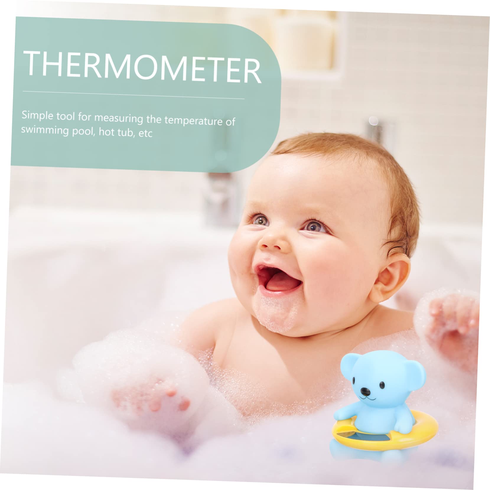 Sosoport 3 Pièces thermomètre à température de cuve de flottant thermomètre bébé thermometre de bain pour de Dessin animé