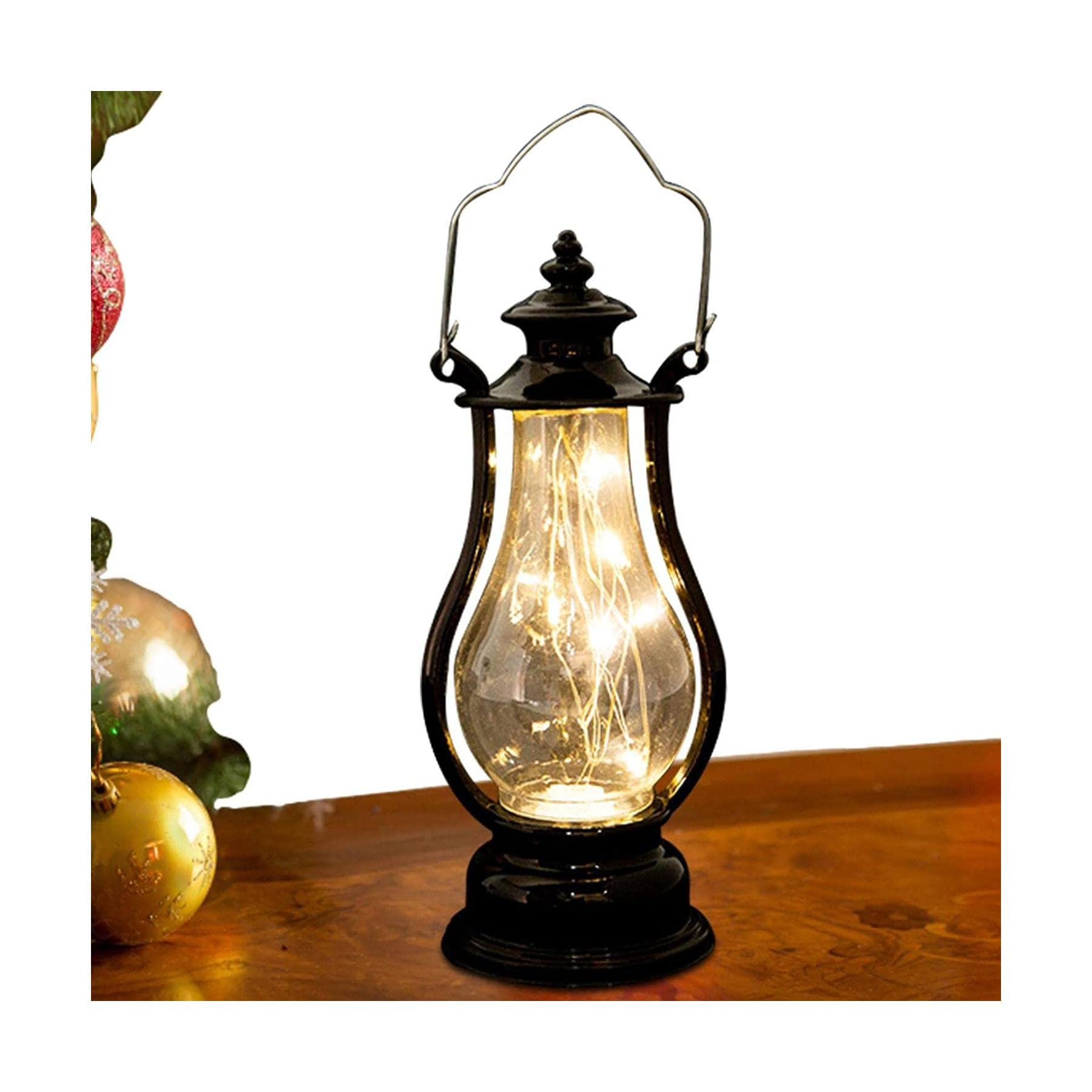 Kerosene Lamps, Lantern for Camping Garden Party Deck Yard and Home Decor Patio Decoration(Black)