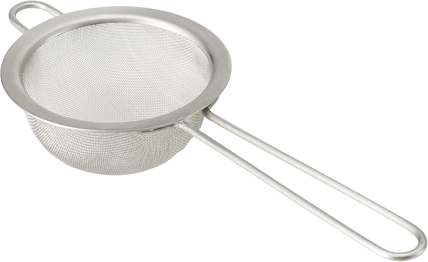Tea/Coffee Strainers Cocktail Strainer Stainless Steel Fine Mesh Strainer Food Loose Tea Strainer Practical Bar Strainer Tool (Silver 2 Pcs)
