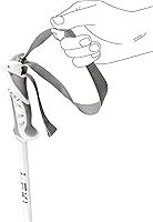 Vista 3 de LEKI Bastones de esquí de aluminio ligeros Bliss para mujer para esquí alpino Gunmetal-Blanco-Oro Rosa