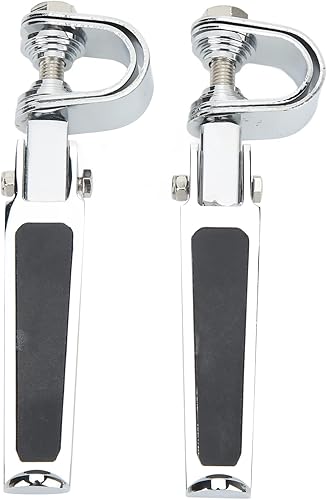 Miniatura 7 de Estriberas Abrazadera en U, mini estriberas para bicicleta, protector de motor, reposapiés para motocicleta, bicicleta de calle con barra de choque