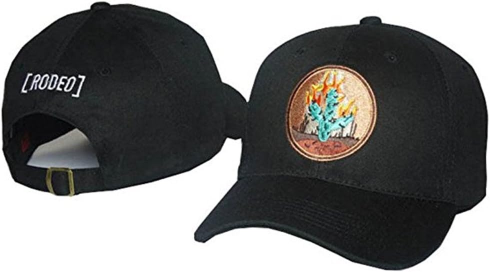 Travis Scott hat Cap Tour Merch Cactus Travis Strapback Snapback Dad Hats White