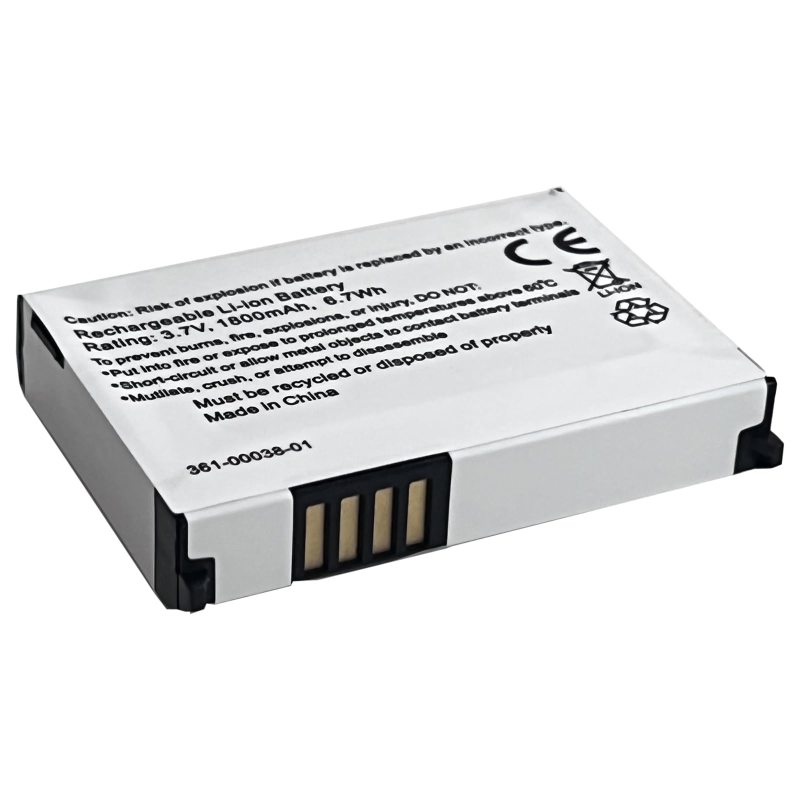 Ersatzakku Batterie 010-11143-00 361-00038-01 kompatibel mit Gar-min Zumo 660, 650, 600, 220 / Aera 560, 550, 510, 500 / SafeNav Navigation Device