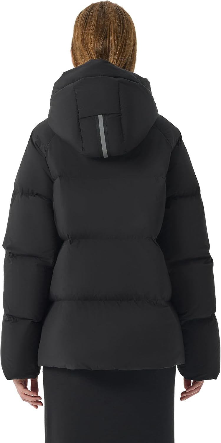 Fitouch Summit Breeze Women's Lightweight Down Puffer | 750+ PF Winter Short Jacket | Soft Warmest Coat