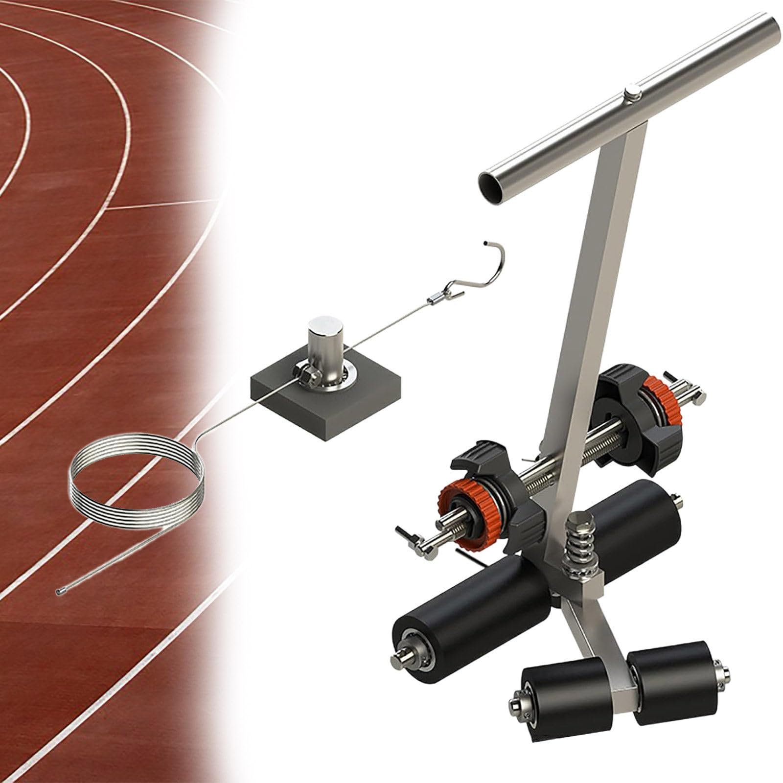 Máquina para marcar líneas, Equipo para marcar con Cinta de enmascarar, máquina para Pegar Cinta Adhesiva para canchas de Baloncesto, señalización Vial y estacionamientos.