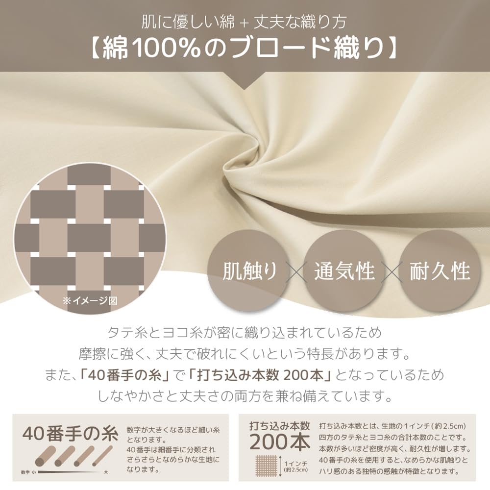 Amazon｜丸八真綿 coton. 敷きふとんカバー 綿100％ 日本製 洗える