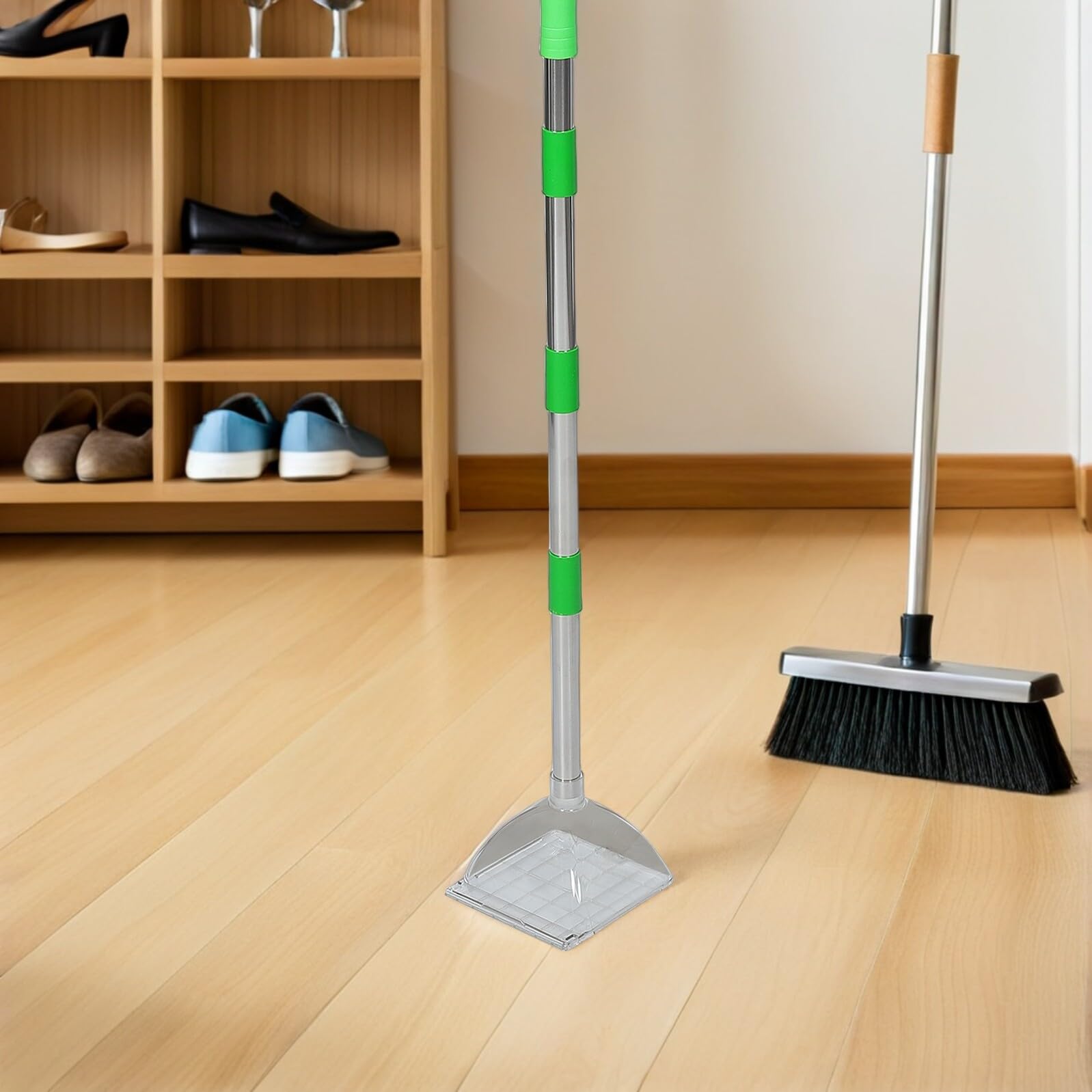 Einstellbarer Spinnengreifer mit Langem Griff 1 Satz, PC Edelstahl
