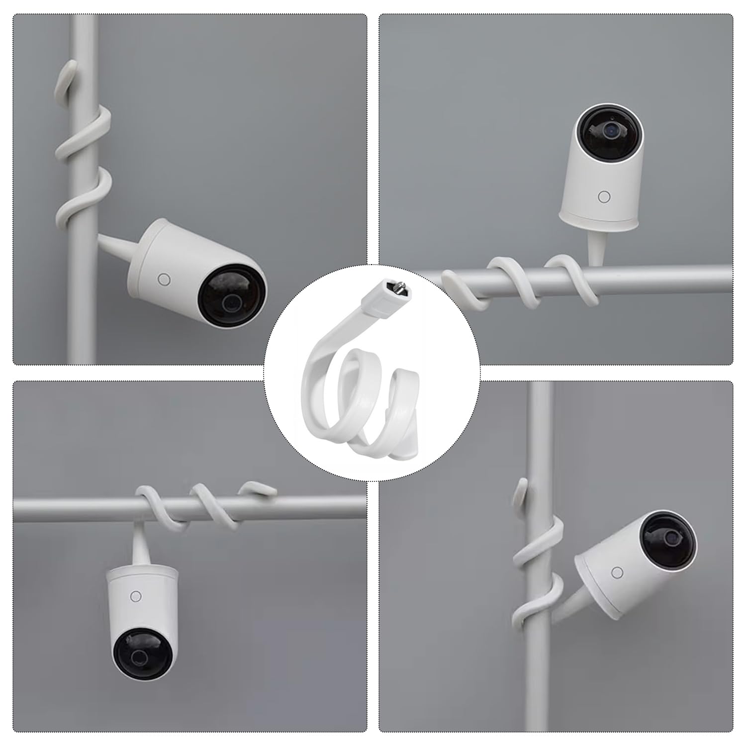 Support Flexible Pour Babyphone - Fixation Sans Perçage Pour Lit Bébé & Meubles