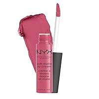 Vista 22 de NYX PROFESSIONAL MAKEUP Crema labial suave mate, lápiz labial líquido ligero - Budapest (Mauva profunda con matiz rojo)