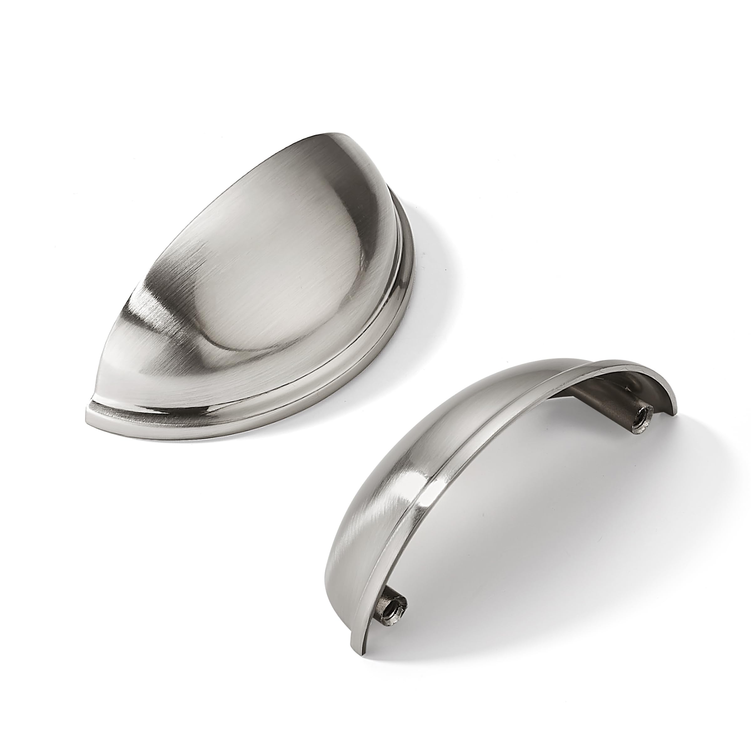 KHTUMEWARE-P9001 Brushed Nickel Cabinet Pulls CTC 2-1/2 in (64 mm) 10-Pack