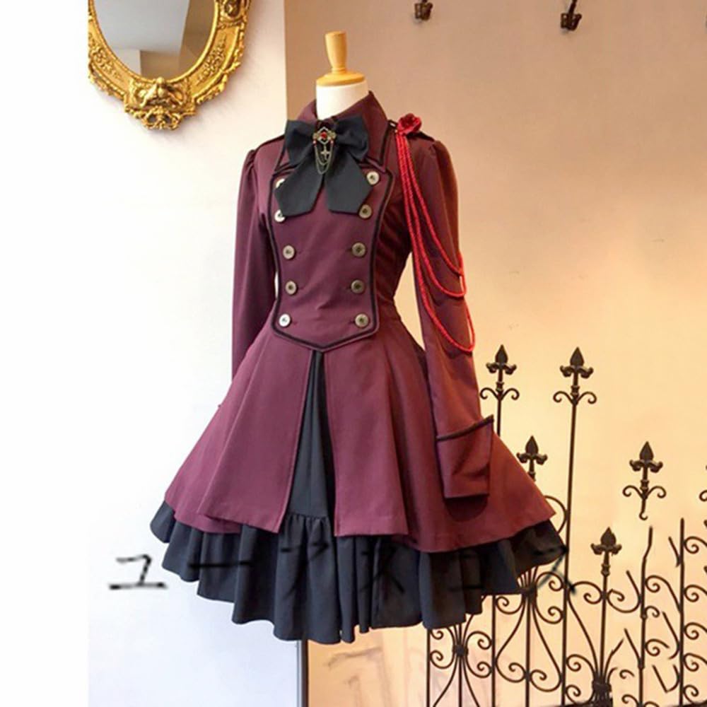 【希少】OZZONESTE ゴスロリ　ワインレッド　ブラック　ワンピースドレス 楽天市場】ワンピース ゴシック風 レディース ロリータ ゴスロリ