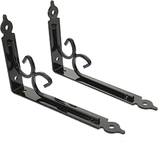 Happyyami Suporte De Parede Para Plantas 2 Peças Gancho De Parede Prateleira Resistente Suporte De Prateleira Flutuante Suporte De Montagem De Prateleira Resistente Suporte De